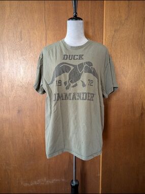 Duck Commander Graphic Tee - Olive Green